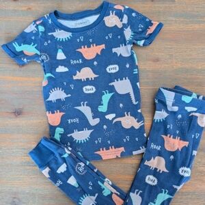 Old Navy Kids Dinosaur Pajama Set - Blue and Orange